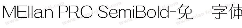 MEllan PRC SemiBold字体转换